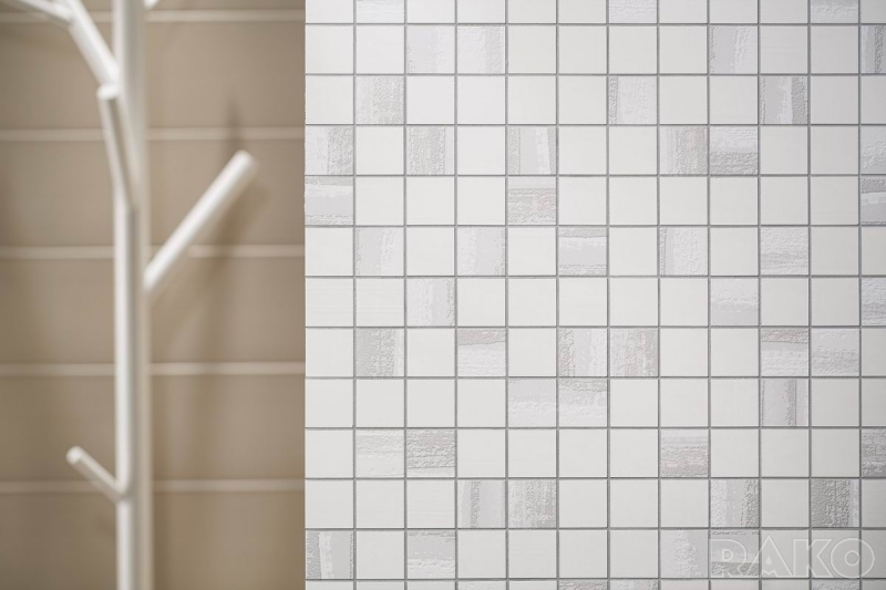 #RAKO #Easy #Obklady a dlažby #Koupelna #Minimalistický styl #béžová #šedá #Matný obklad #Střední formát #200 - 350 Kč/m2 #new #mozaika 